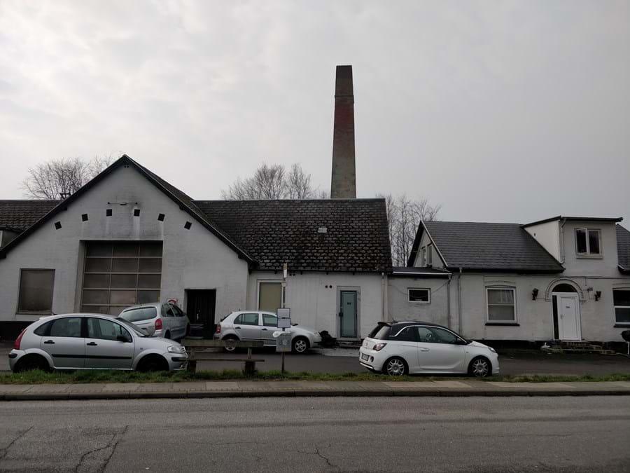 Billede af andelsmejeriet i Lystrup