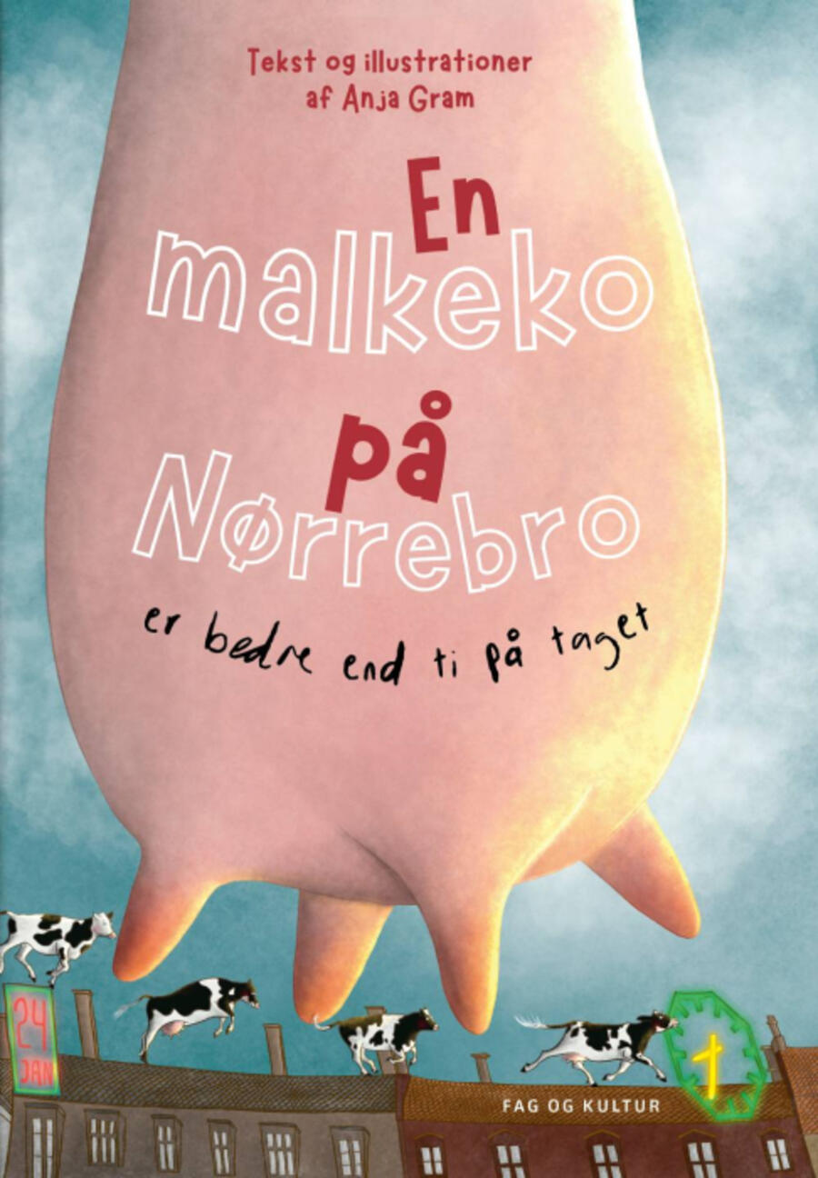 Et stort yver og køer der løber på tagene